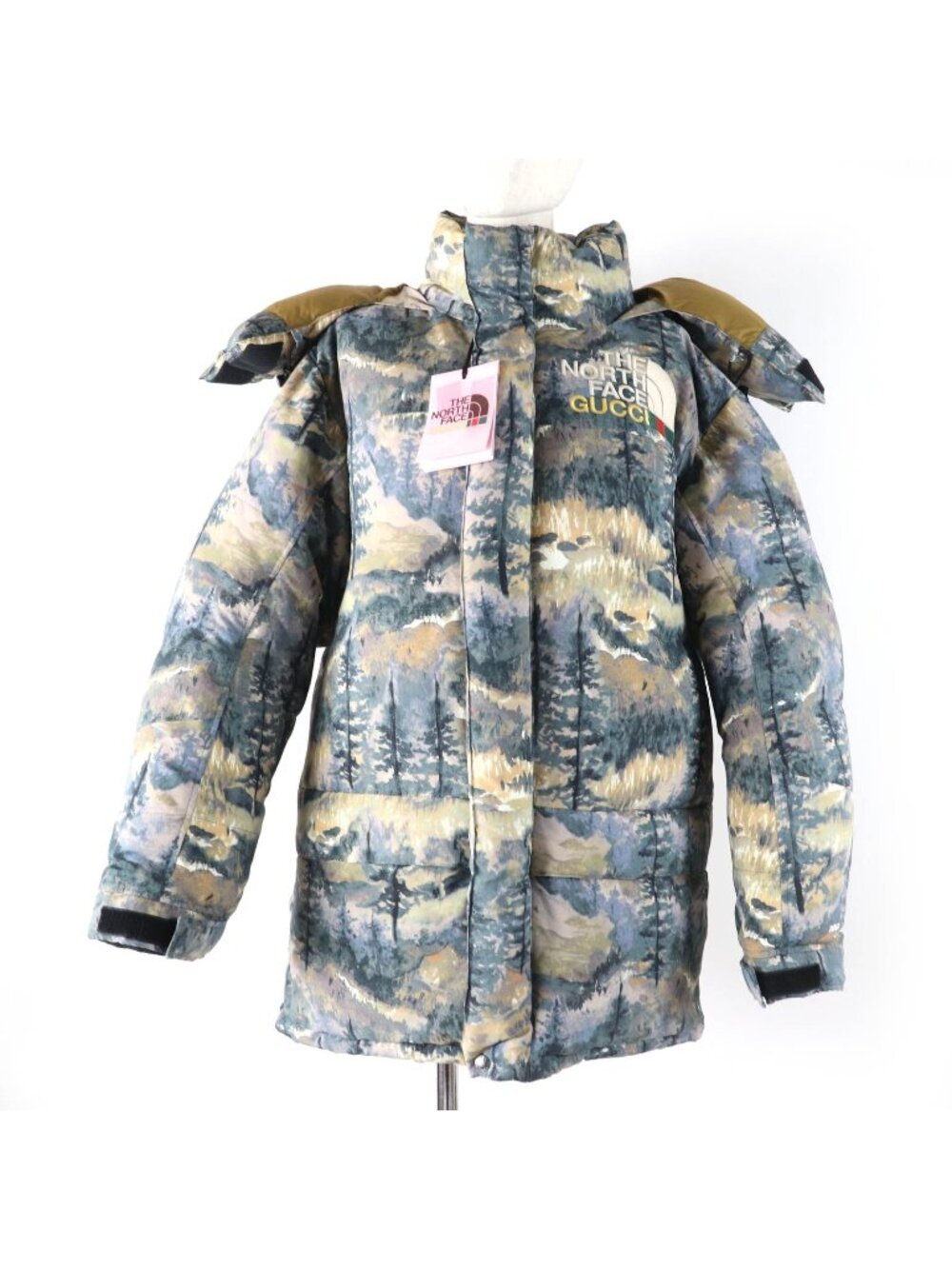Gucci x The North Face Forest Print Down Coat